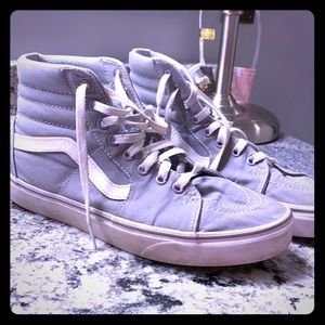 Grey high top Vans